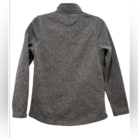 ZYIA Active Medium long sleeve quilted zip up red & gray performance jacket - Picture 2 of 5